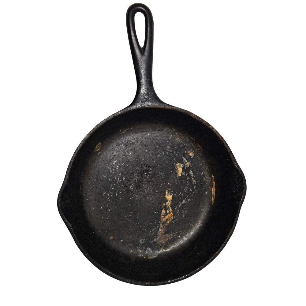 Vintage Wagner Ware Sidney O 1055H Cast Iron Skillet Pan Black 8 Inch